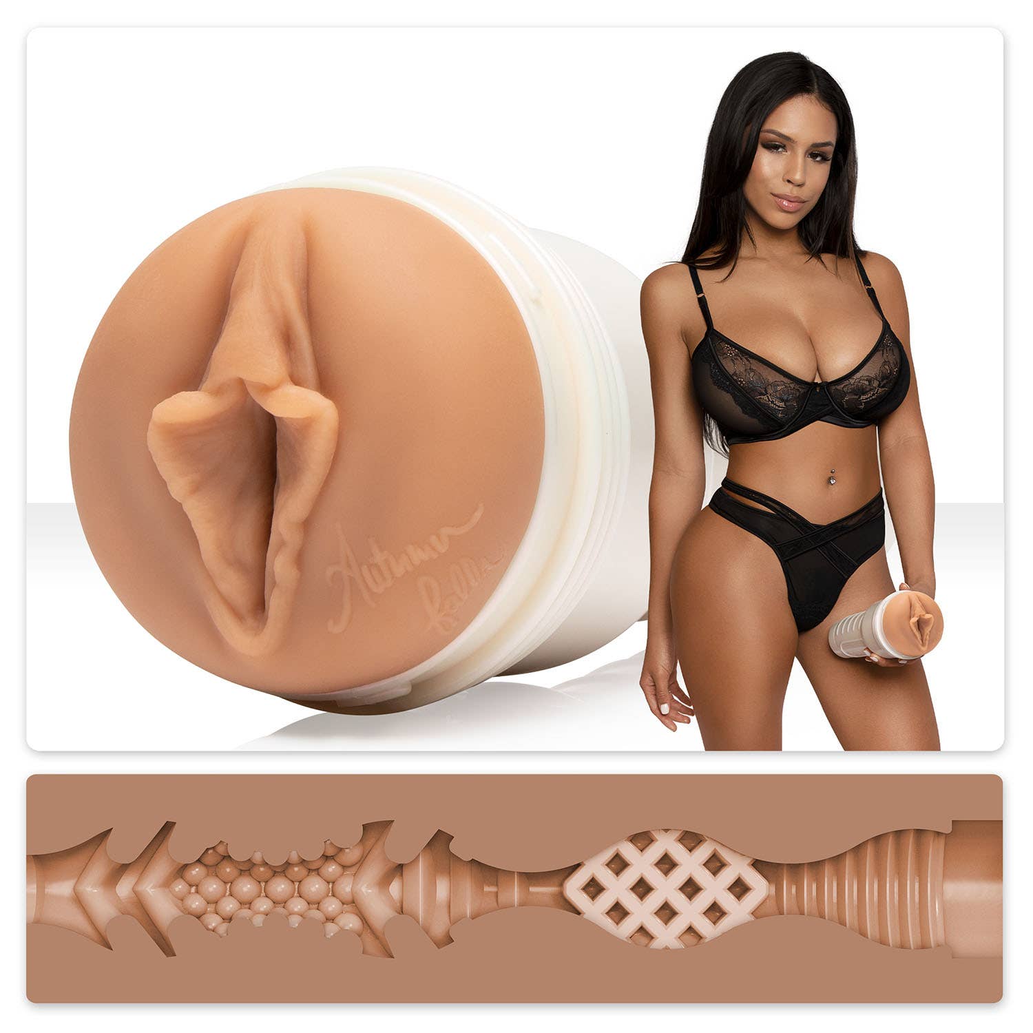 Fleshlight Girls - Autumn Falls Cream Texture Vagina Stroker