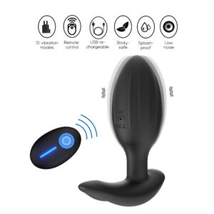 Hush - Vibrating Butt Plug - FRISKY BUSINESS SG