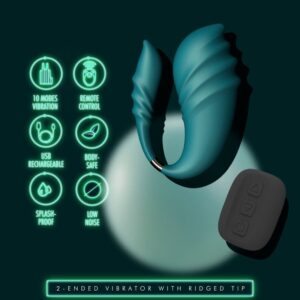Mori Girl - C-Shape Dual Motor Vibrator - FRISKY BUSINESS SG