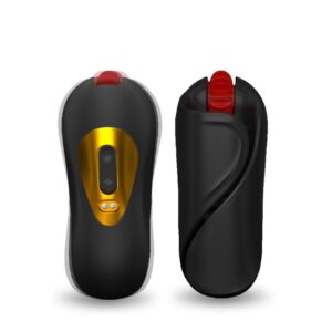 Pleasure Wheel - Vibrating Masturbator with Spinning Tongue - FRISKY BUSINESS SG