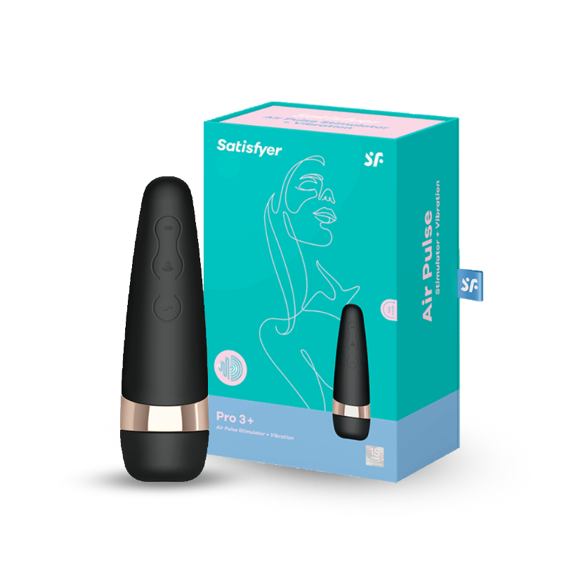 Satisfyer - Pro 3+ Air Pulse & Vibration Clitoral Stimulator